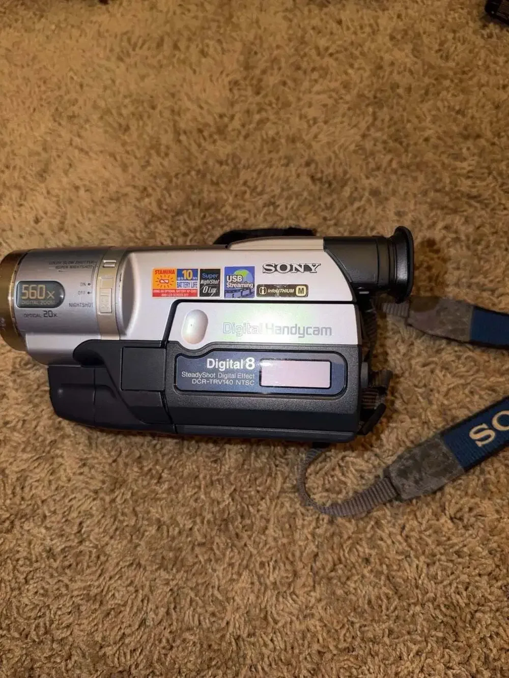 Sony Handycam Digital8 DCR-TRV140 Camcorder with SteadyShot